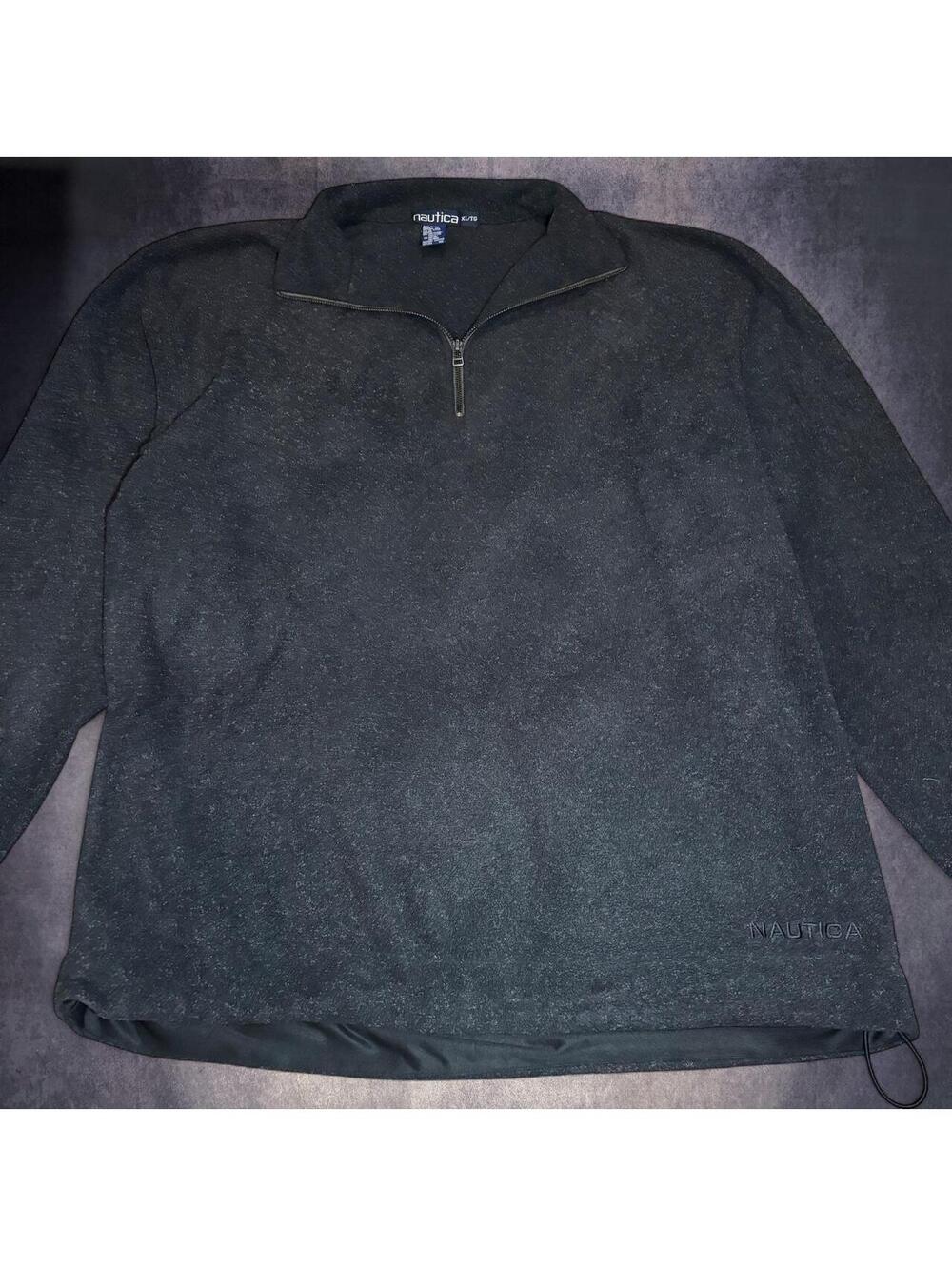 Vintage y2k Nautica fleece quarter zip
